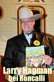 Larry Hagmann zu Besuch bei Circus Roncalli (Foto. Ingrid Grossmann)